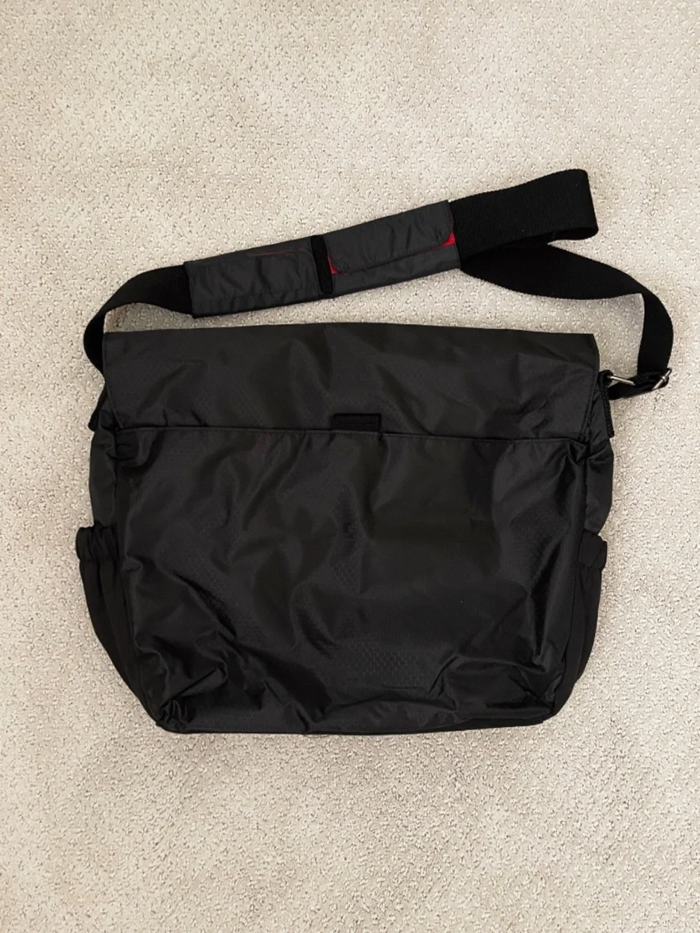 New FIDM Black Nylon Messenger Bag ~ Rare Find!